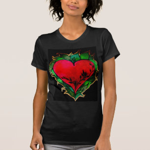 camiseta del corazón