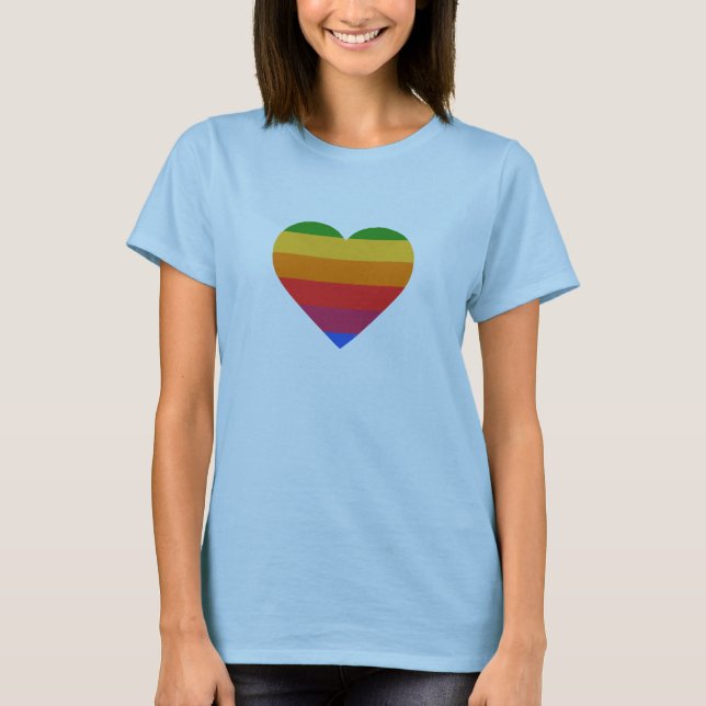 Camiseta del corazón de Apple Mac (Anverso)