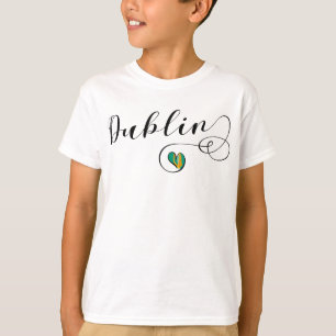 Camiseta del corazón de Dublín, Irlanda