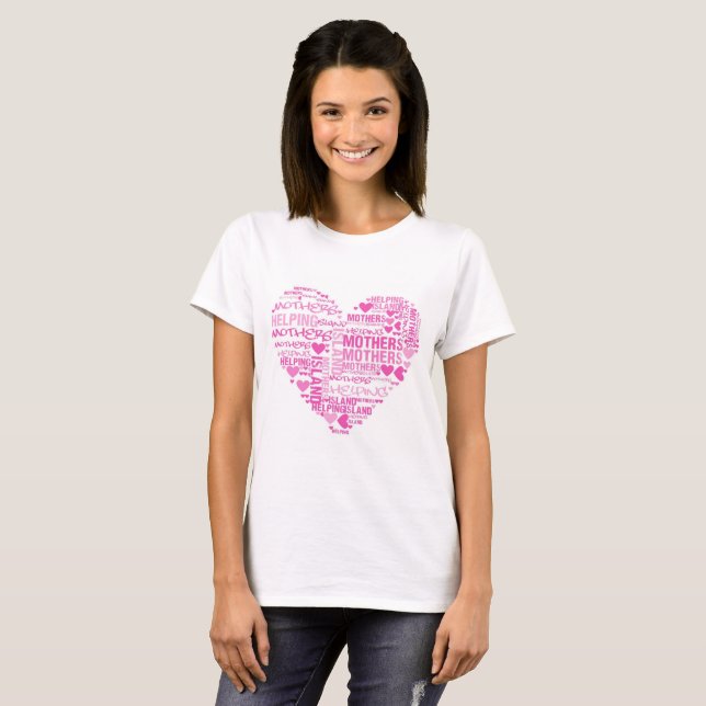 CAMISETA del corazón de IMHM (Anverso completo)