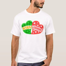 Camiseta del corazón del día de St Patrick