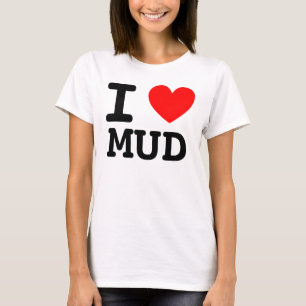 Camiseta del corazón del MUD