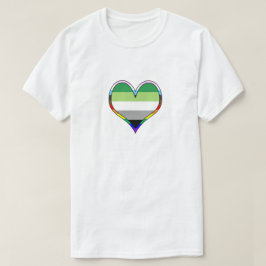Camiseta del corazón del Orgullo Aro