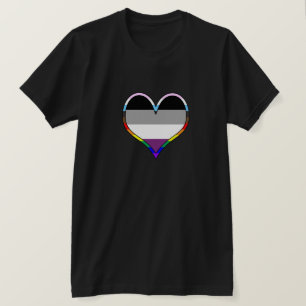 Camiseta del corazón del orgullo de Ace