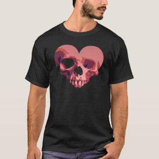 camiseta del corazón del zombi