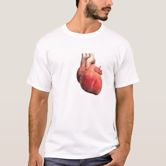 Camiseta del corazón - frente y parte posterior (Anverso)