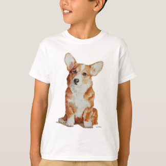 Camiseta del Corgi del perrito para el muchacho