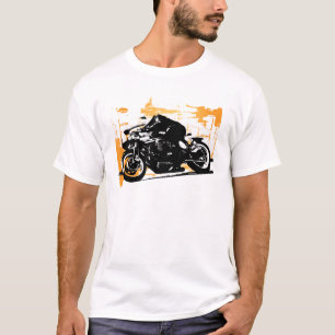 Camiseta del corredor de la motocicleta
