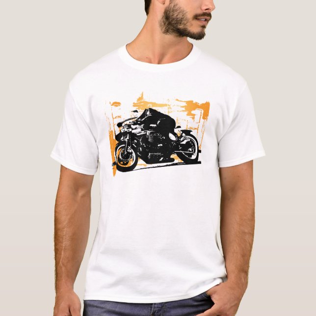 Camiseta del corredor de la motocicleta (Anverso)