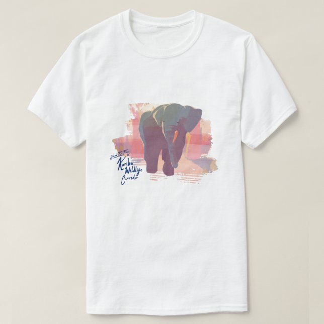 Camiseta del corredor de vida silvestre Kariba (Diseño del anverso)