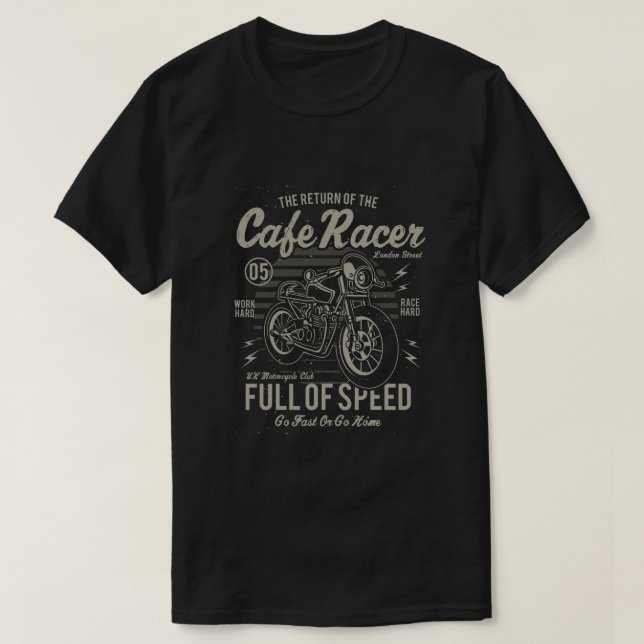 Camiseta del corredor del café (Diseño del anverso)