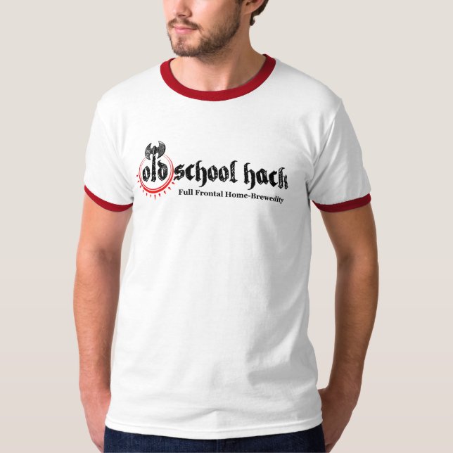 Camiseta del corte de la escuela vieja (Anverso)
