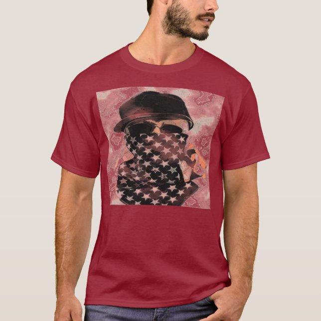 Camiseta del cráneo de Gangsta Hip Hop (Anverso)