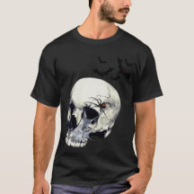 Camiseta del cráneo de la viuda negra