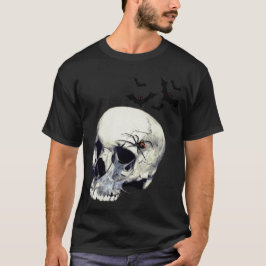 Camiseta del cráneo de la viuda negra