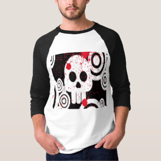 Camiseta del cráneo de los hombres
