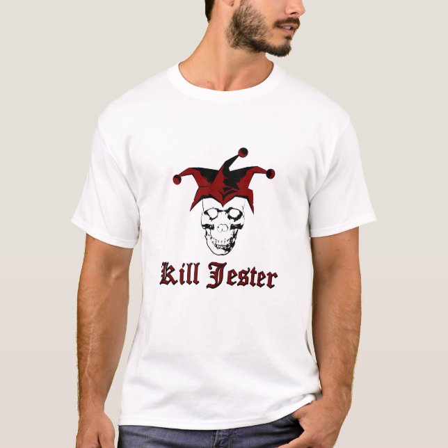 Camiseta del cráneo del bufón de la matanza (Anverso)