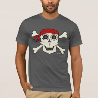Camiseta del cráneo del pirata