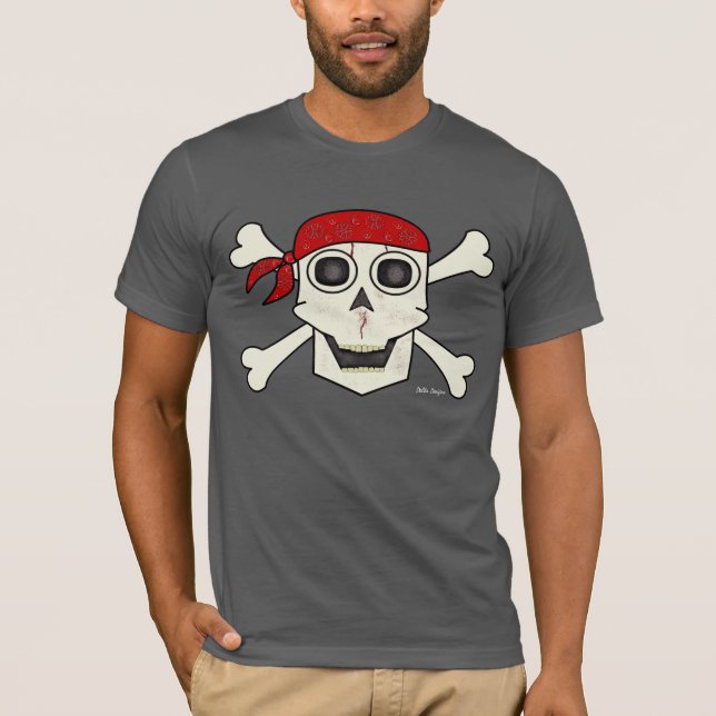 Camiseta del cráneo del pirata (Anverso)