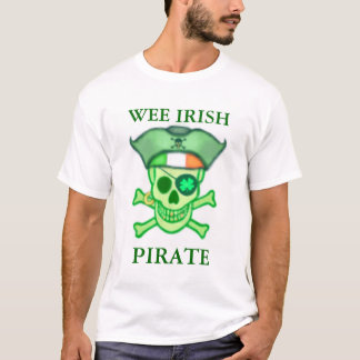 Camiseta del cráneo del pirata del día de St