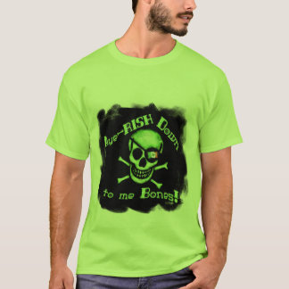 Camiseta del cráneo del pirata del día de St