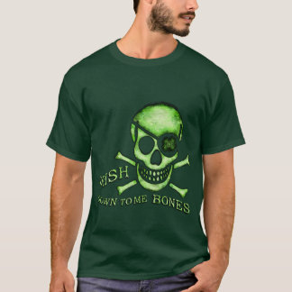 Camiseta del cráneo del pirata del día de St