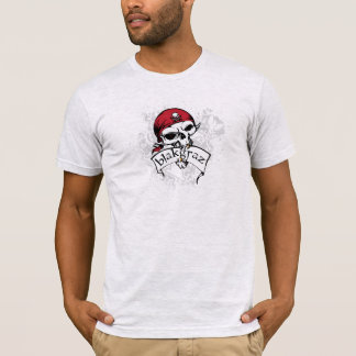 Camiseta del cráneo pirata de Blakgraz