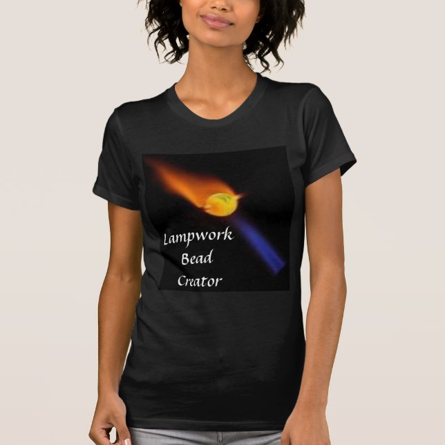 Camiseta del creador de abalorios de papel lampwor (Anverso)