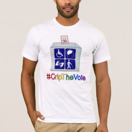 camiseta del #CripTheVote, blanco, para los