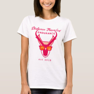 Camiseta del cuello barco de las mujeres de la
