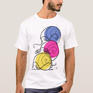 Camiseta del cuello barco de los hombres de la