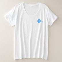 camiseta del cuello en v de las mujeres, tamaños