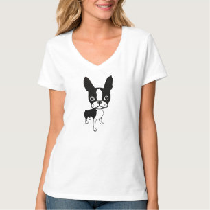 Camiseta del cuello en v de las señoras del