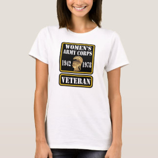 Camiseta del cuerpo del ejército de las mujeres