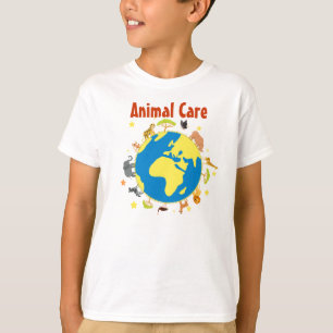 Camiseta del cuidado animal - niño