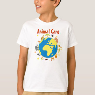 Camiseta del cuidado animal - niño