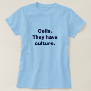 Camiseta del cultivo celular