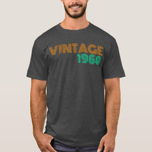 Camiseta del cumpleaños 50.o del vintage 1968