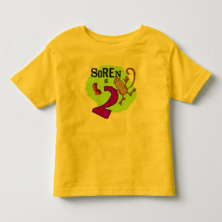 Camiseta del cumpleaños de 2 YO
