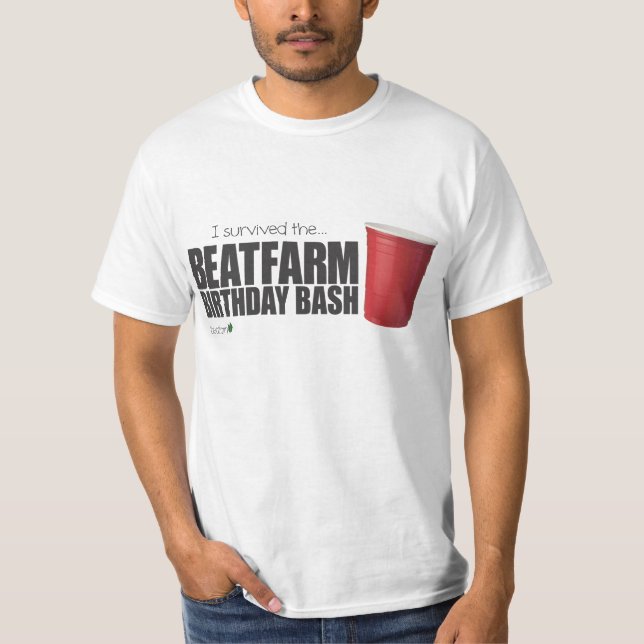 Camiseta del cumpleaños de Beatfarm (Anverso)