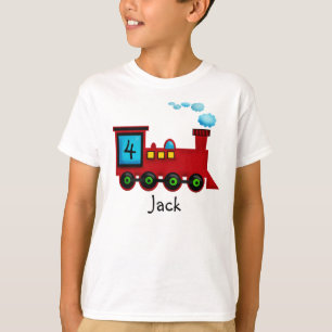 Camiseta del cumpleaños de ChooChoo del tren