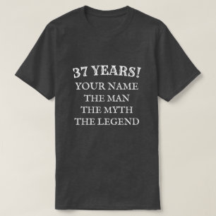 Camiseta del cumpleaños de la leyenda del mito de