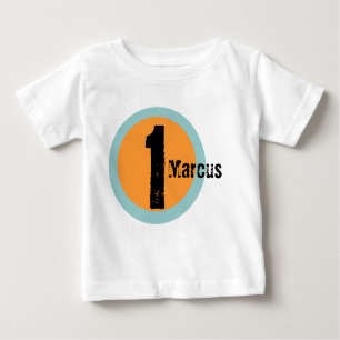 Camiseta del cumpleaños del nombre y de la edad