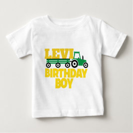 CAMISETA DEL CUMPLEAÑOS DEL TRACTOR