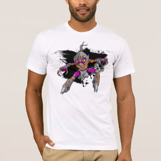 Camiseta del Cyborg del guerrero de Ninja