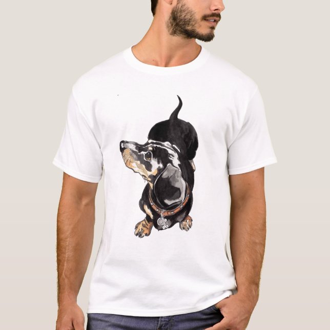 camiseta del dachshund (Anverso)