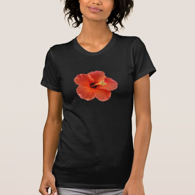 Camiseta del ~ de la flor del hibisco (Anverso)