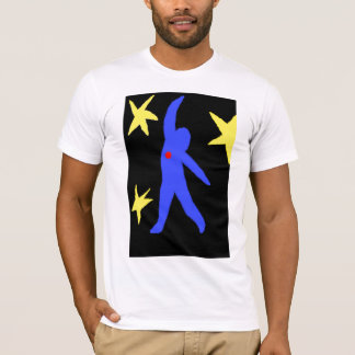 Camiseta del ~ del arte moderno del ~ que cae