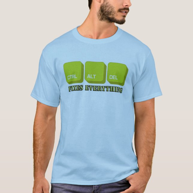 Camiseta del del Ctrl alt (Anverso)