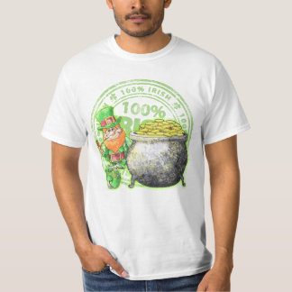Camiseta del ~ del oro del Leprechaun del irlandés